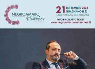 Masterclass Internazionale con Davide Gangi e Negroamaro a Guagnano, Puglia news-14092024-082815