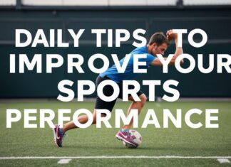 Consigli quotidiani per migliorare le tue prestazioni sportive Daily tips to improve your sports performance